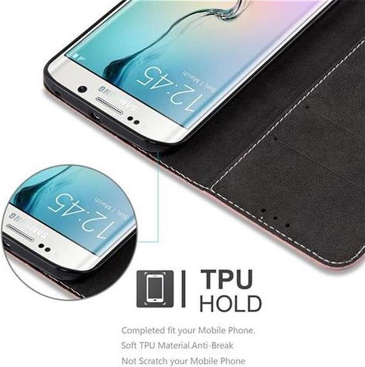 Actual product image Cadorabo Book X Wallet Cover (Samsung Galaxy S6 Edge)