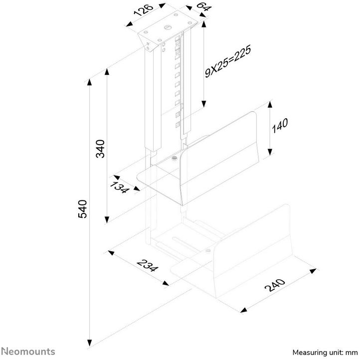 Produktbild Neomounts PC-Tischhalterung