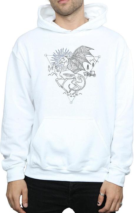 Immagine prodotto Thestral Line Art Felpa con Cappuccio Uomo (S)