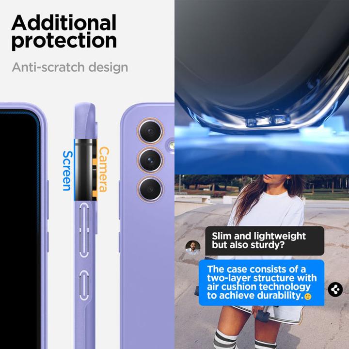 Immagine prodotto Spigen Custodia Thin Fit per A546B Samsung Galaxy A54 - viola fantastico (Samsung Galaxy A54 5G)