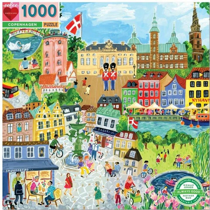Produktbild Eeboo Copenhagen Block-Puzzle 1000 Stück(e) Kunst (1000 Teile)