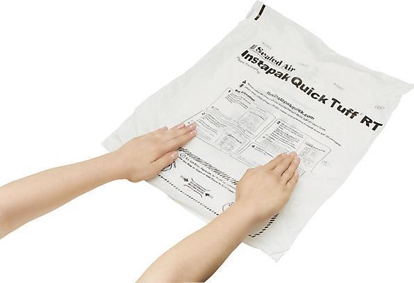 Actual product image kaiserkraft Packaging foam, made of PU, pouch LxW 510 x 460 mm, capacity 8.5 l, 20+ items. (1 Piece)