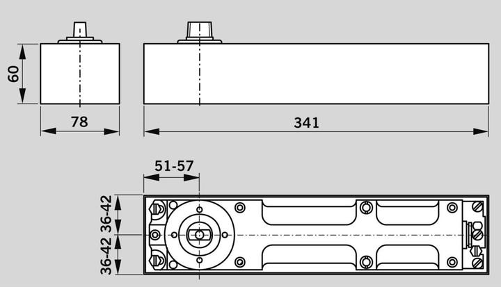 Actual product image Dormakaba Floor spring BTS 80 F (Indoor)