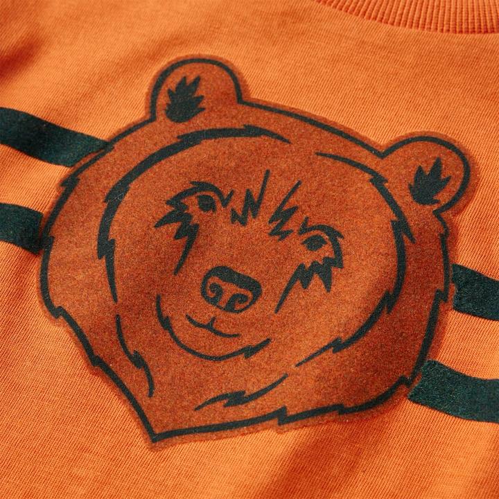 Image du produit VidaXL T-shirt manches longues enfant orange foncé 92,Matière : 100 (92)
