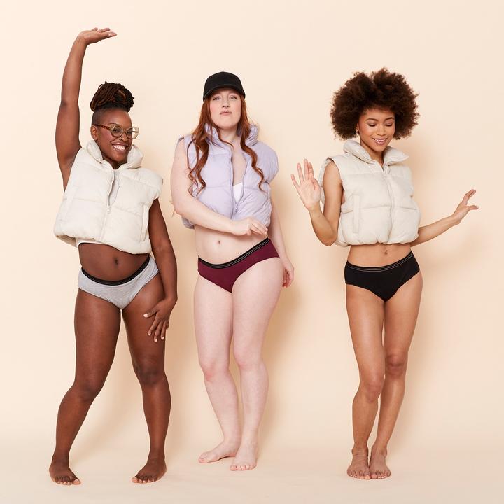 Produktbild Sisters Republic Perioden-Slip Shorty Zoé schwarz absorption super (XS)