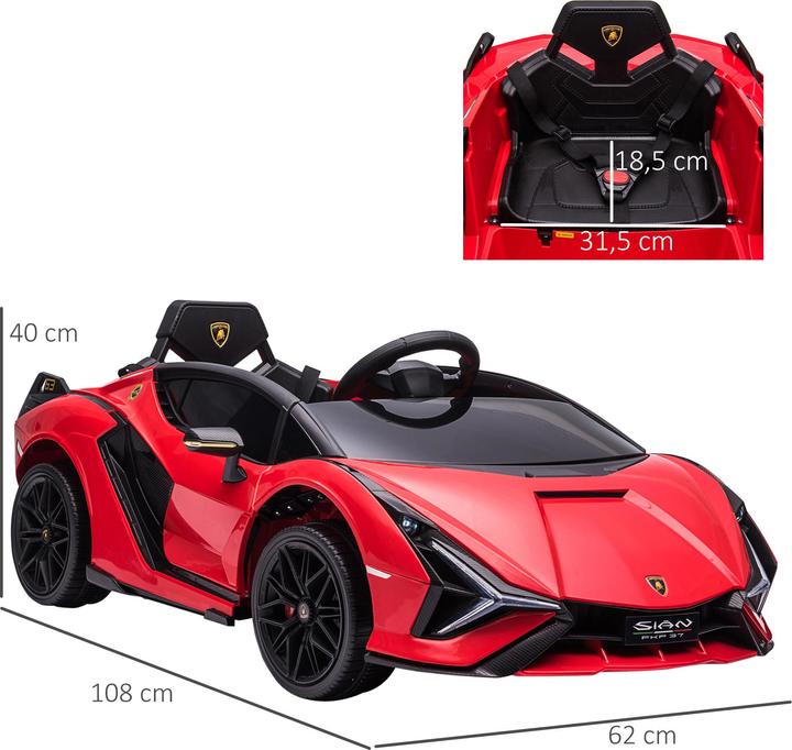 Actual product image Homcom Lamborghini (6 V)