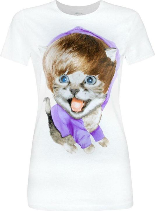 Immagine prodotto Goodie Two Sleeves Baby Meow Maglietta Donna (M)
