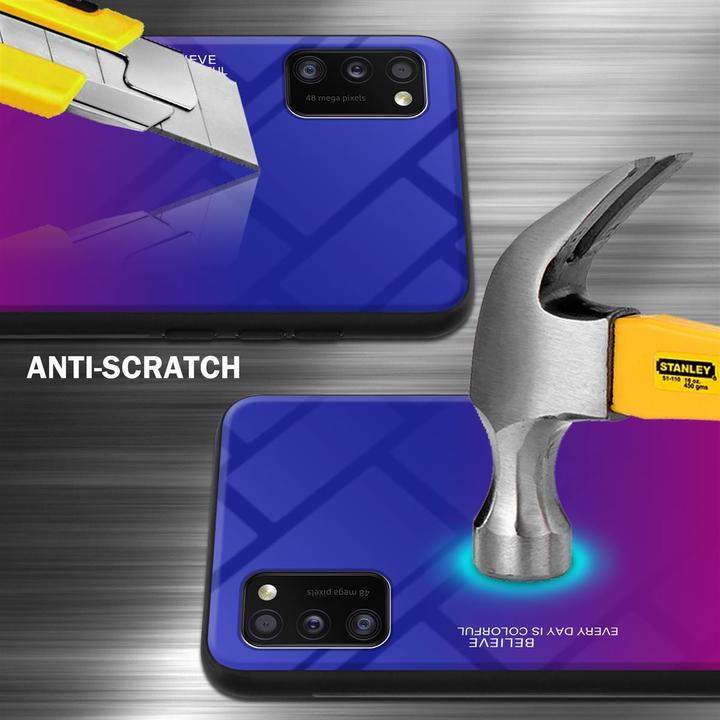 Productafbeelding Cadorabo TPU 2 kleuren glasdekking (Samsung Galaxy A41)