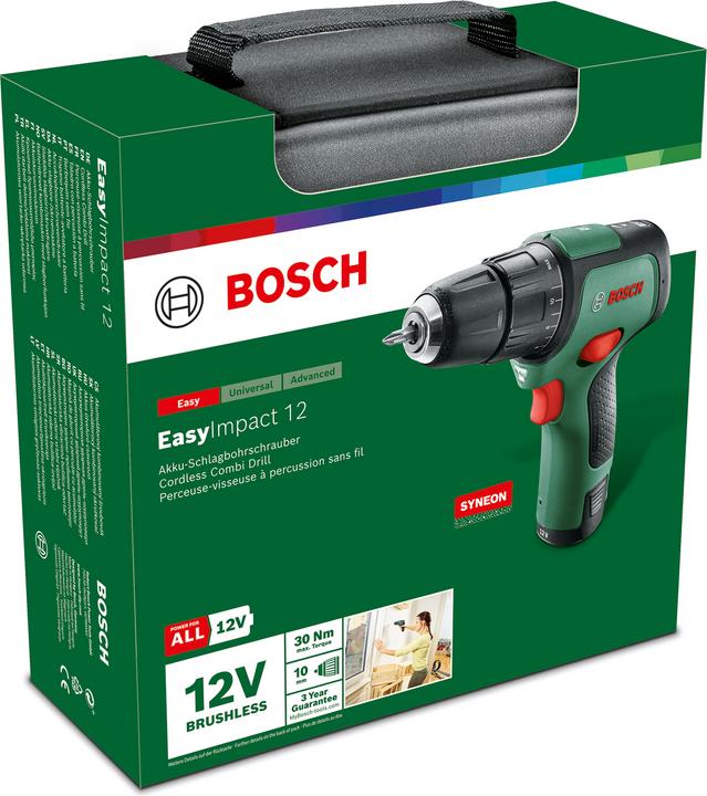 Actual product image Bosch Home & Garden EasyImpact 12 (Rechargeable battery operated)