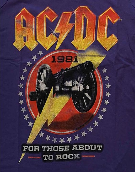 Produktbild AC/DC Womens/Ladies For Those About To Rock '81 T-Shirt (M)