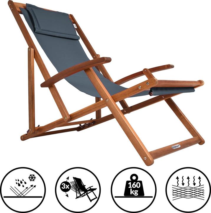 Produktbild Casaria Klappliegestuhl (94 cm)
