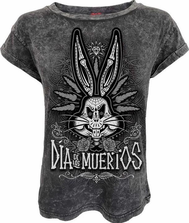 Looney Tunes Muertos TShirt Zum Krempeln (S)