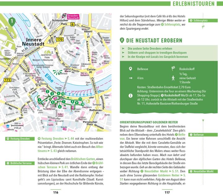 Produktbild Reiseführer Dresden, Sächsische Schweiz (Deutsch, Angela Stuhrberg, 2023)