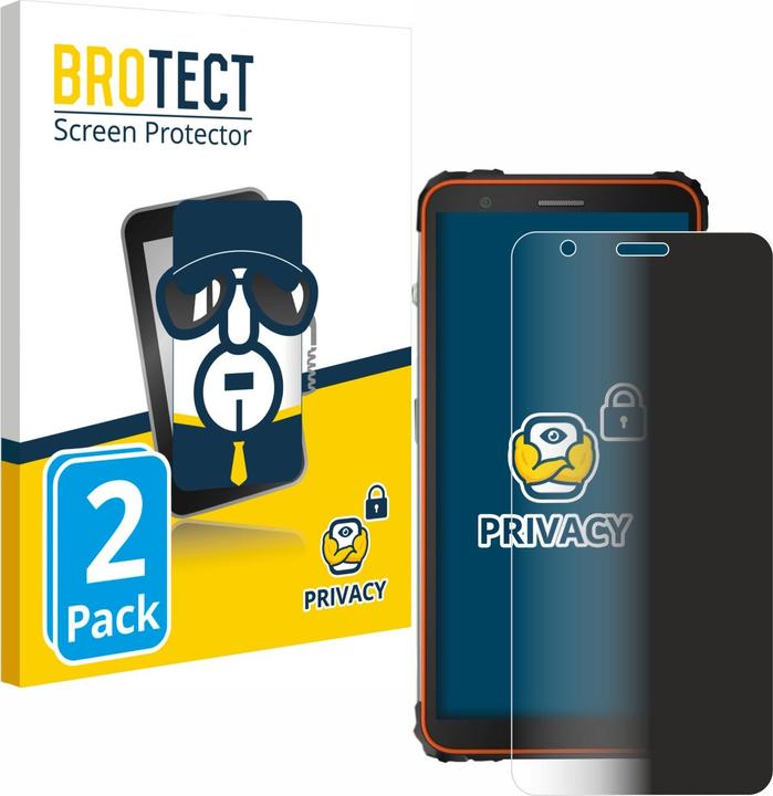 Image du produit BROTECT Film anti-regards Anti-Spy Privacy Film de protection contre la lumière bleue (2 pièce(s), Blackview BV6600)