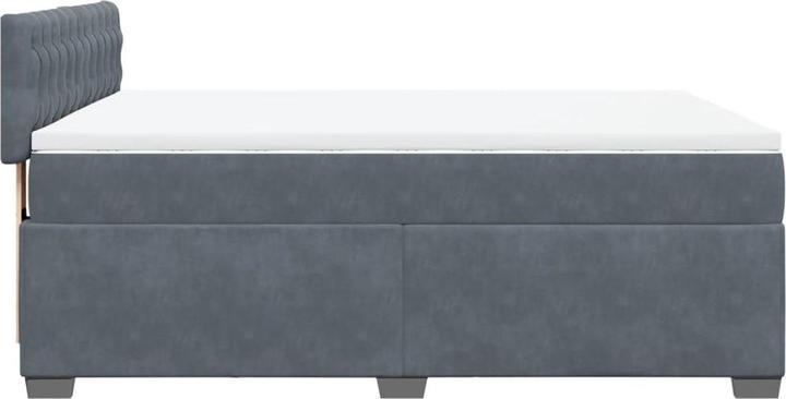 Actual product image VidaXL Bo x spring bed with mattress 160 x 200 cm velvet (160 x 200 cm, 160 x 200 cm)