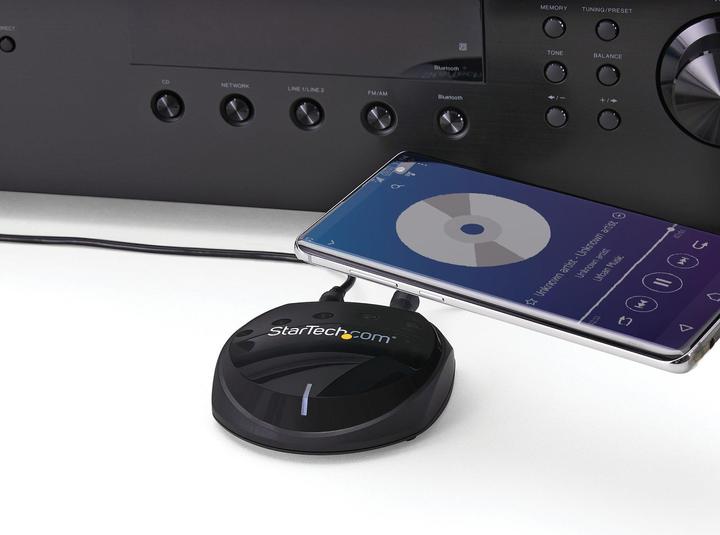 Image du produit StarTech COM Récepteur audio Bluetooth 5.0 - Support NFC et aptX - DAC Wolfson - 2 canaux RCA audio (Récepteur)