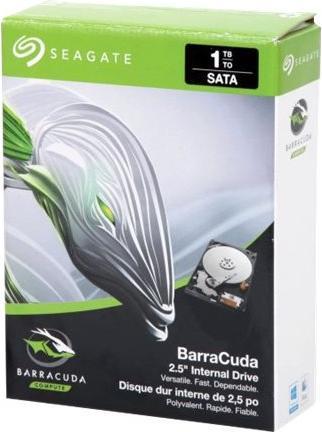Image du produit Seagate Barracuda HDD SATA /s 2.5inch height cache BLK single pack (1 To, 2.5")