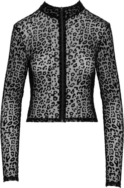 Produktbild Noir Handmade Top aus Leopardenflock (XL)