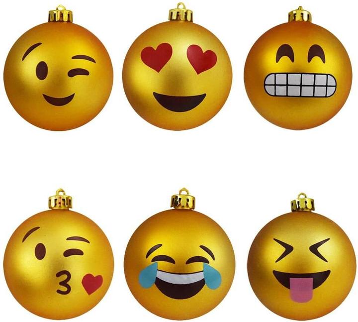 Produktbild Mikamax Emoji Christmas Ornaments (04380) (1 -teilig)
