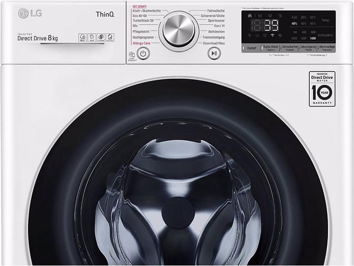 Actual product image LG F4WV708P1E (8 kg, Left)