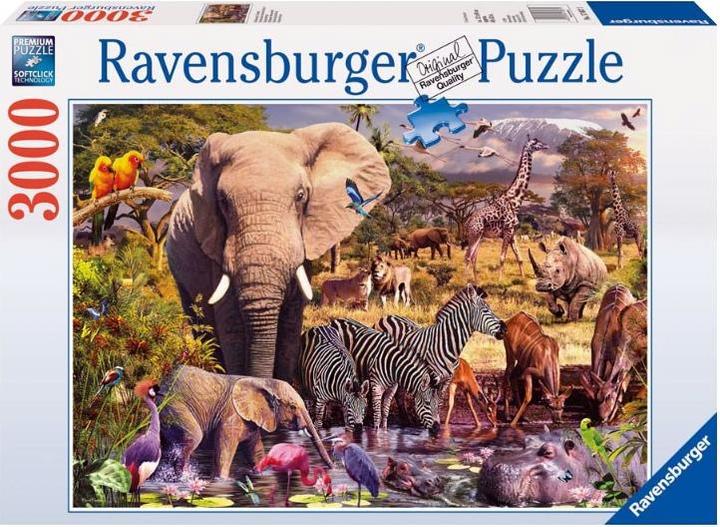 Produktbild Ravensburger Afrikanische Tierwelt (3000 Teile)