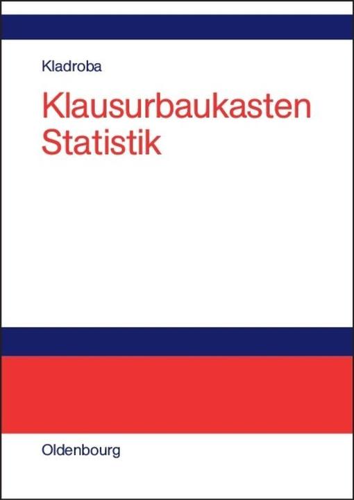 Produktbild Klausurbaukasten Statistik (Andreas Kladroba, 2005)