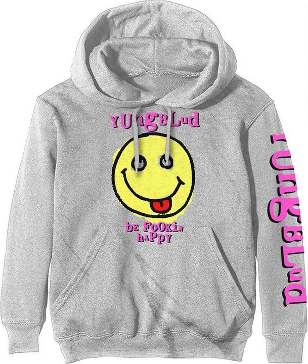 Immagine prodotto Yungblud Felpa con Cappuccio Raver Smile Adulto Unisex (XL)