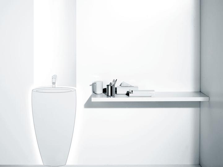 Actual product image Alessi Birillo toothbrush holder (Ø 9 x 11 cm)