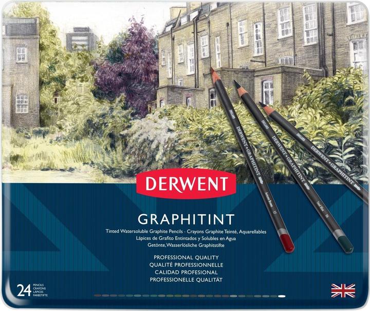 Immagine prodotto Derwent Matite Graphitint, 24 peltro
