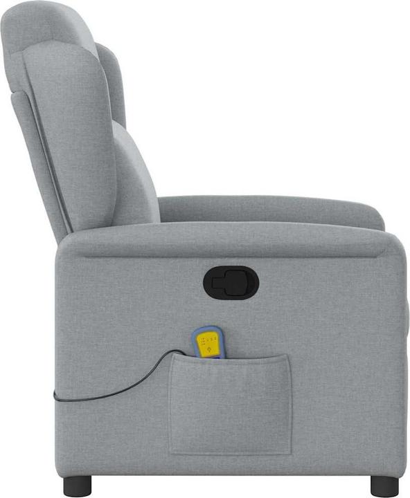 Produktbild VidaXL Massagesessel Hellgrau Stoff