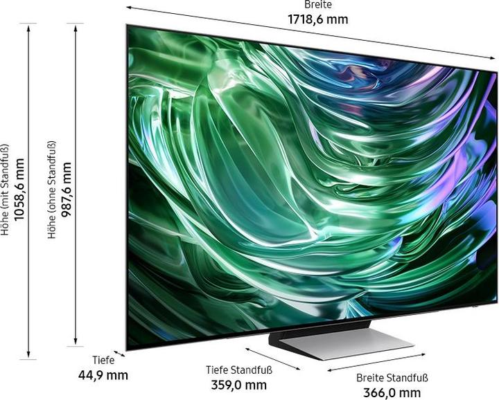 Produktbild Samsung 77" OLED 4K S93D Tizen OS™ Smart TV (2024) (77", OLED, 4K, 2024)