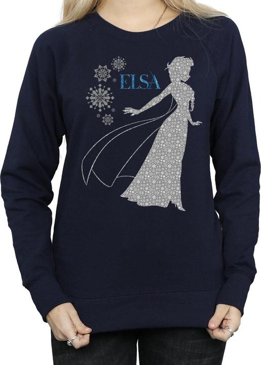 Immagine prodotto Disney Frozen Elsa Christmas Silhouette Felpa Donna (XL)