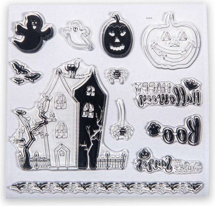 Actual product image Rayher Clear Stamps "Halloween