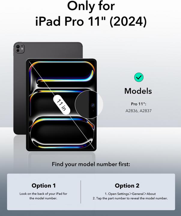 Produktbild ESR Rebound Magnetic Case (iPad Air 10.9 (2022), IPad Air 10.9 (2020), iPad Air 11 2024 (M2), IPad 11” (2018/2020/2021))