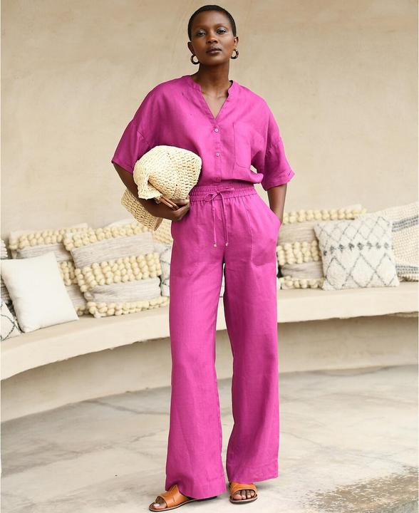 Produktbild Anne Weyburn Leinenhose (52)