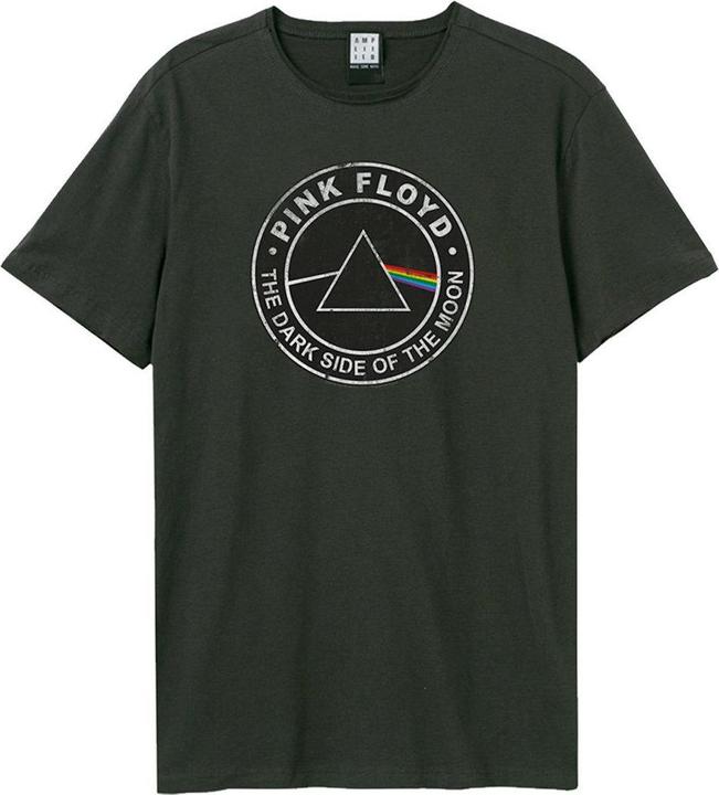 Actual product image Amplified Unisex Adult Dark Side Of The Moon Pink Floyd T-Shirt (M)