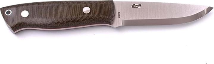 Image du produit Brisa Trapper 95 Elmax Green Micarta Scandi Leather (9.50 cm)