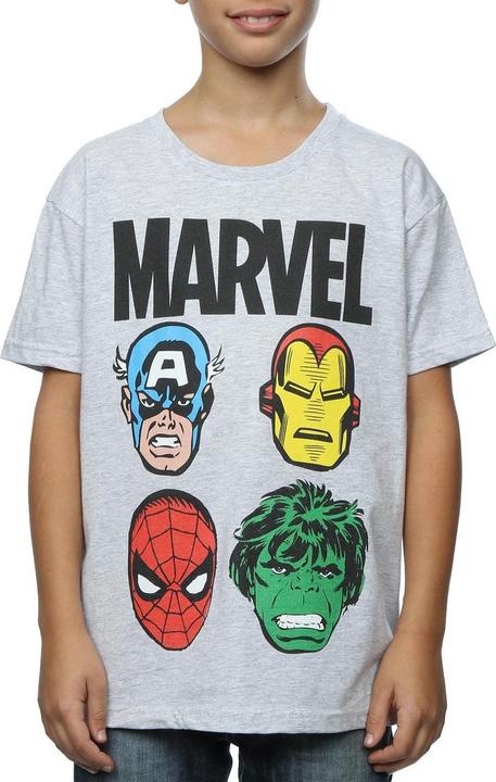 Actual product image Boys Comics Main Heads T-Shirt (152, 158)