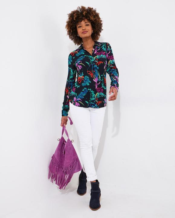 Image du produit Joe Browns Floral Sequinned Crinkle Blouse (46)