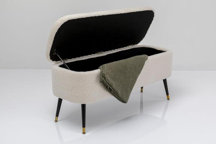 Actual product image Kare Design Chest Bench Rico White (109 cm)