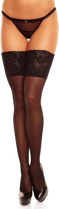 Image du produit Glamory Deluxe 20 Bas autofixants, couleur noir, taille 52-54 (20 DEN, 52 - 54)