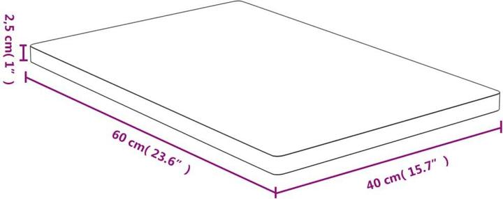 Image du produit VidaXL Weston (40 x 60 x 2,5 cm)