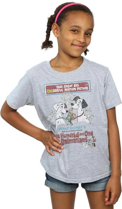 Image du produit Disney - T-shirt DALMATIANS RETRO POSTER - Fille (140, 146)