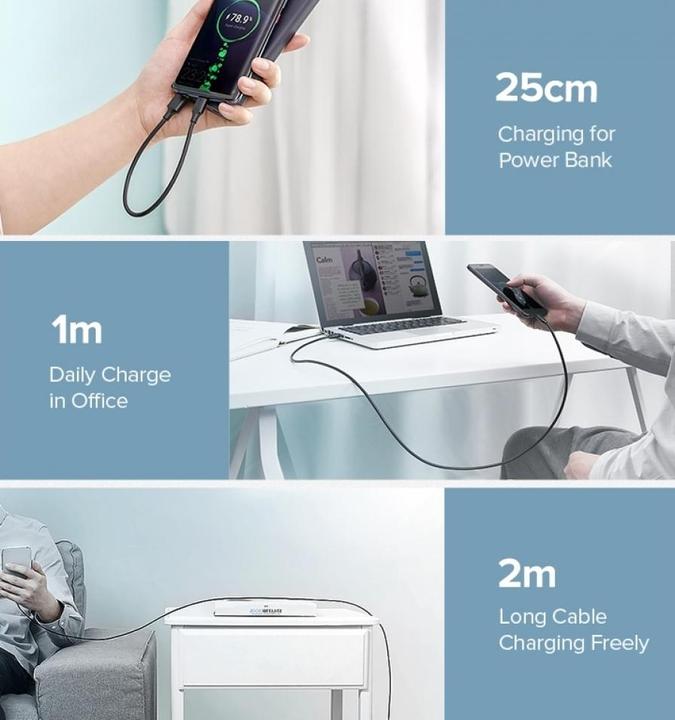 Image du produit Ugreen Câble USB-C vers USB-A 2.0 (1 m, USB 2.0)