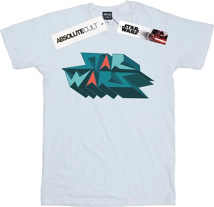 Immagine prodotto Star Wars Edgy Block Logo Maglietta Uomo (XXL)