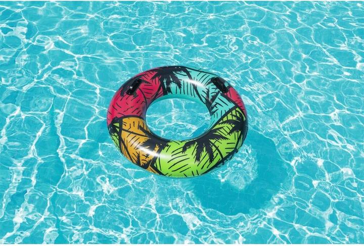 Actual product image Bestway 36350 / 23 Inflatable Toy for Pool & Beach Multicoloured Pattern Floating Tube