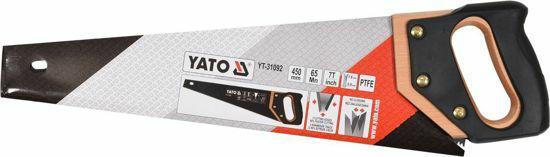 Image du produit Toya Scie à main Scie égoïne Bois Construction Scie 450 mm Lame de scie