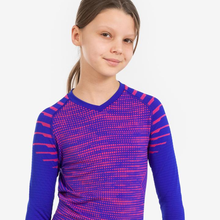 Produktbild Kipsta Kinder Fussball Funktionsshirt kurzarm - Keepdry schwarz (12, 13, 14)