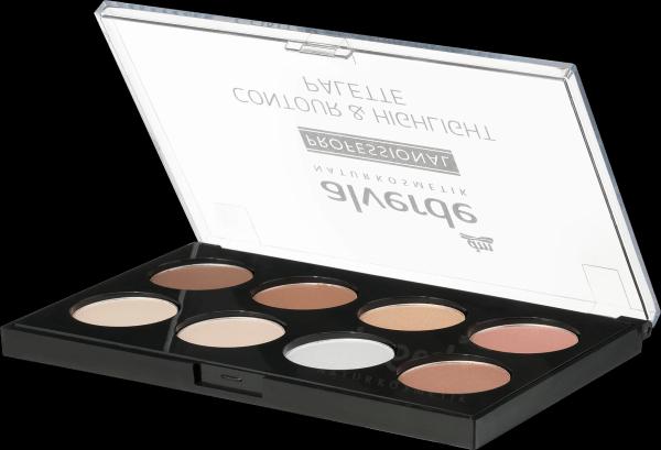 Actual product image dm alverde Professional Contour & Highlight Palette