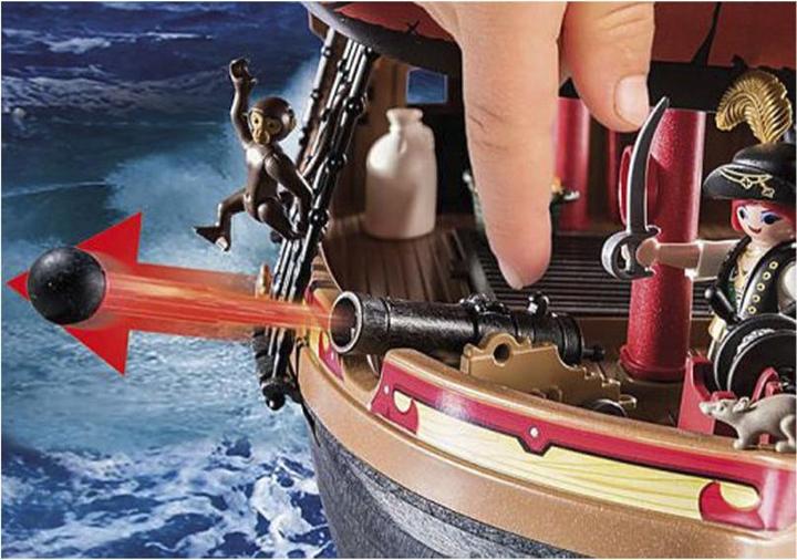 Produktbild Playmobil Totenkopf-Kampfschiff (70411, Playmobil Pirates)